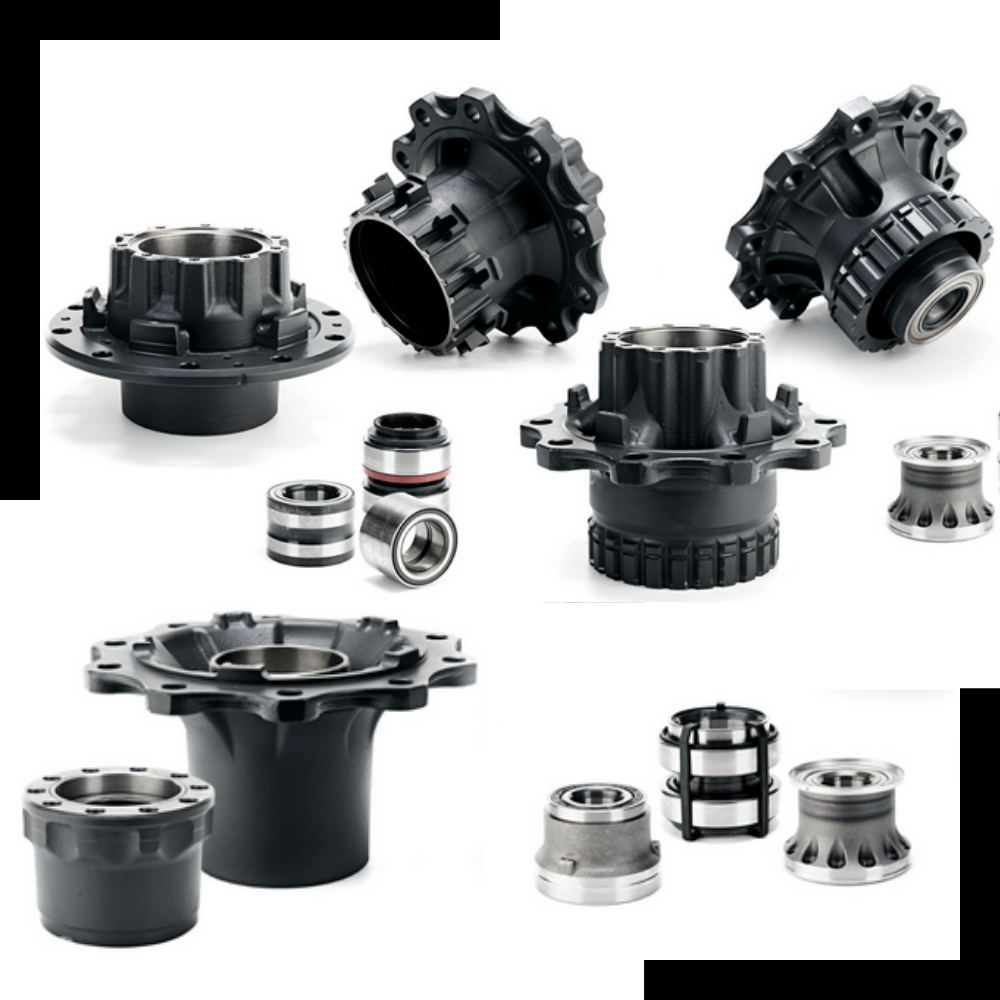 wheel hubs for mercedes benz actros, axor, DAF, HOWO, MAN-DIESEL and other heavy-duty trucks